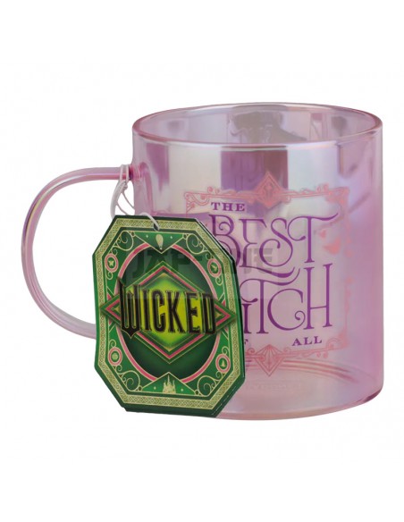 Taza de cristal iridiscente Wicked Glinda 520 ml