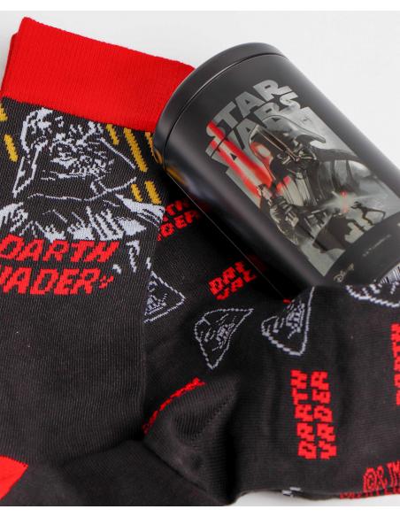 STAR WARS Calcetines Dark Side Bote Metal Regalo para Hombre, (Caja 12 unidades)