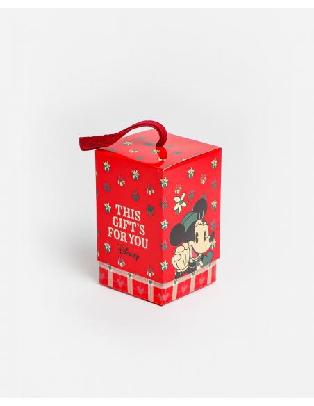 DISNEY Calcetines Holidays Caja Regalo para Mujer, (Pack 2 pares / Caja 12 packs)