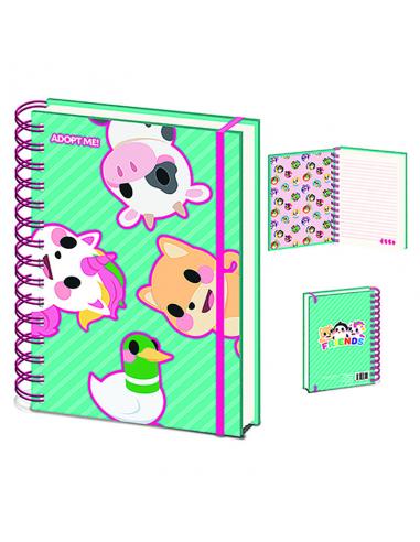 Cuaderno de espiral A5 Adopt Me (Core) A5 Wiro Notebook