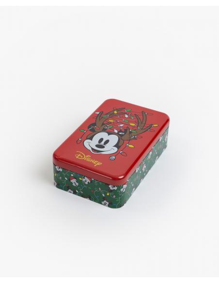 DISNEY Calcetín Antideslizante Xmas para Mujer, (Caja de 12 packs)