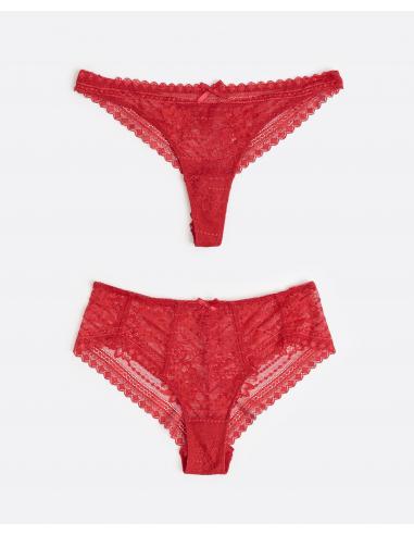 ADMAS Culotte / Tanga Night con Envase Regalo para Mujer, (Caja de 24 unidades)