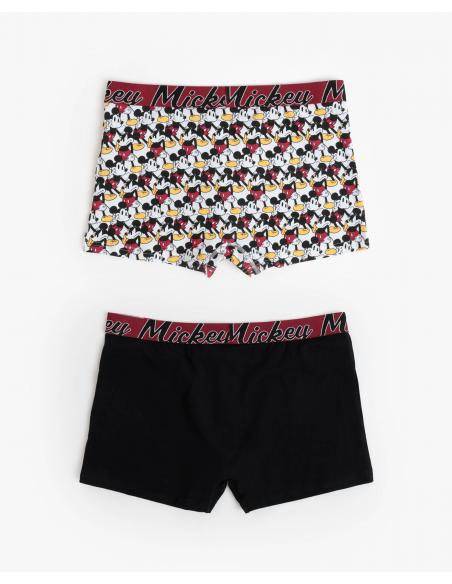 DISNEY Calzoncillo/Bóxer Mickey King para Hombre, (Caja de 2 unidades)