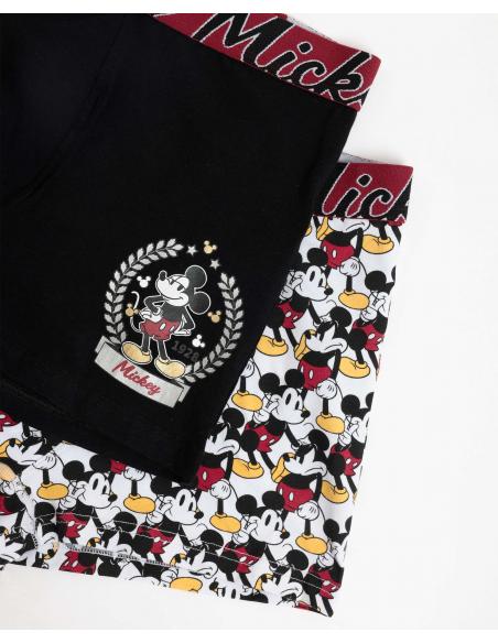 DISNEY Calzoncillo/Bóxer Mickey King para Hombre, (Caja de 2 unidades)