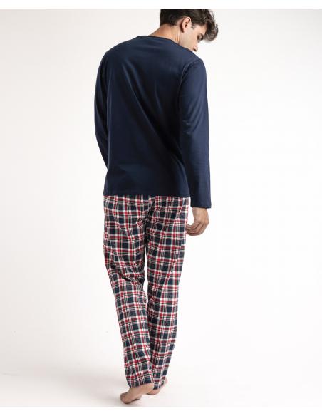 DISNEY Pijama Manga Larga Feeling Jolly para Hombre