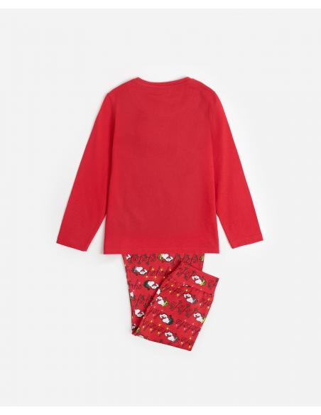 PEANUTS Pijama Manga Larga Ho Ho Ho para Niña