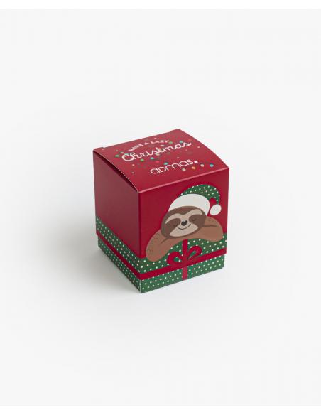 ADMAS Calcetín Calentito Have a Lazy Christmas para Mujer, (Caja de 12 packs)