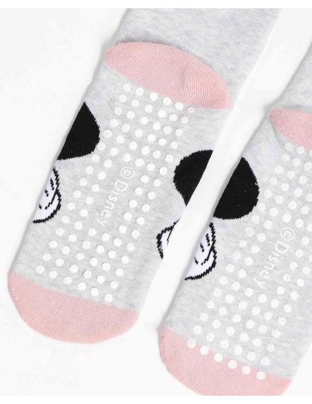 DISNEY Calcetín Antideslizante Mickey Pink para Mujer - Surprise