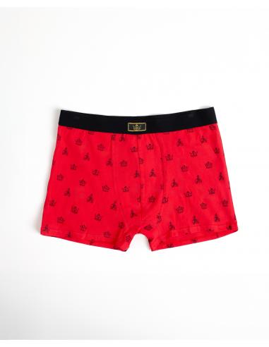 ADMAS Calzoncillo/Boxer Christmas Corwns para Hombre, (Caja 12 unidades)