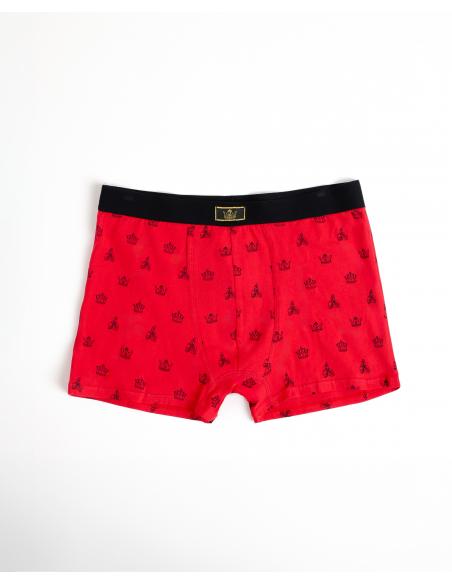 ADMAS Calzoncillo/Boxer Christmas Corwns para Hombre, (Caja 12 unidades)