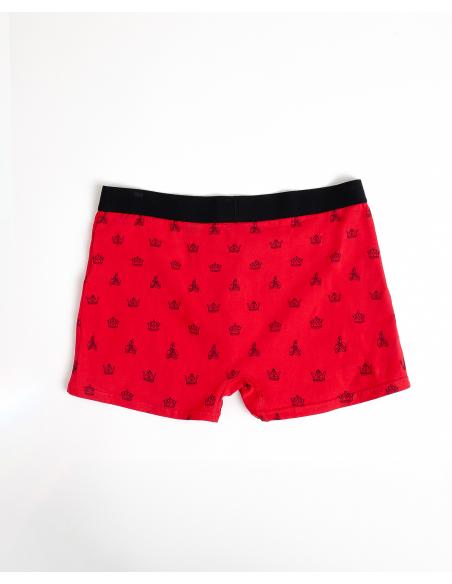 ADMAS Calzoncillo/Boxer Christmas Corwns para Hombre, (Caja 12 unidades)