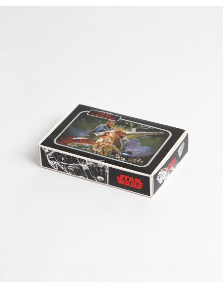 STAR WARS Calcetín Mediano Red & Blue para Hombre, (Caja de 6 unidades)