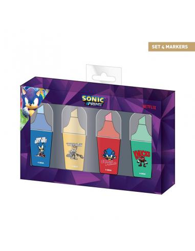 Pack x4 Subrayadores Sonic