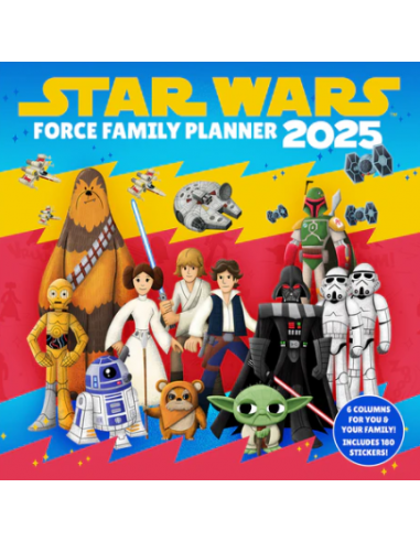 Calendario Planificador Familiar Star wars 30X30