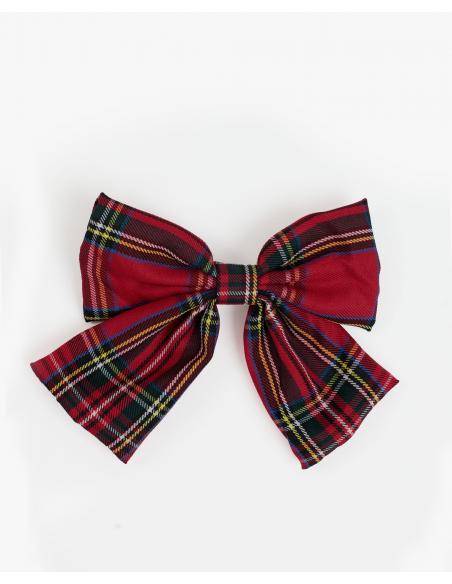 ADMAS Pinza Lazo Cuadro Tartan para Mujer, (Caja 6 unidades)