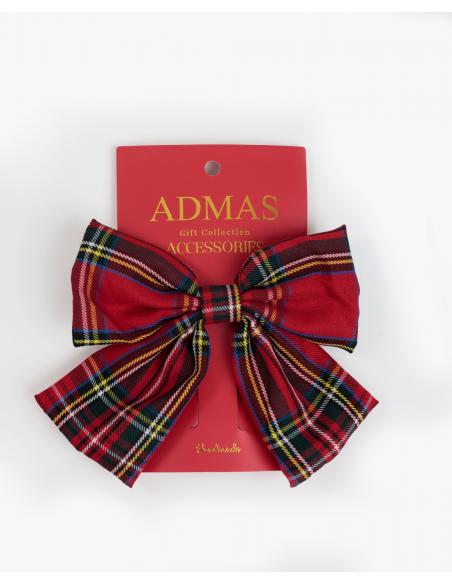 ADMAS Pinza Lazo Cuadro Tartan para Mujer, (Caja 6 unidades)