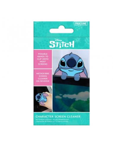 Limpiador de pantallas microfibra Stitch con clip para sujetarse a la pantalla