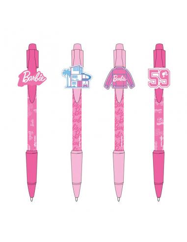 Pack x4 Bolígrafos Barbie