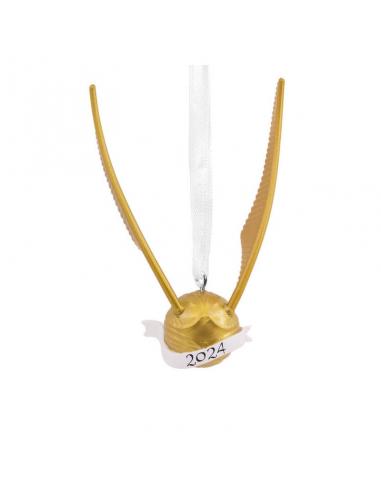Adorno Snitch dorada resina 9,5 cm