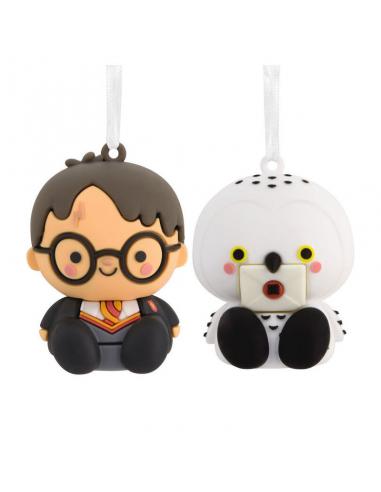 Set de dos adornos Better Together Harry & Hedwig PVC
