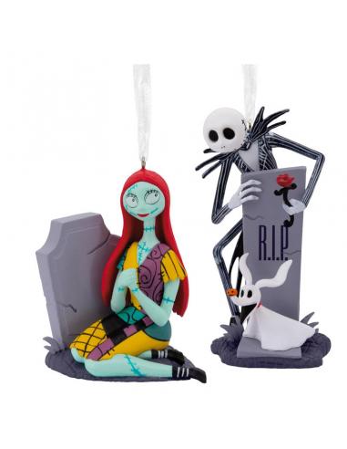 Set de dos adornos better together Jack & Sally PVC