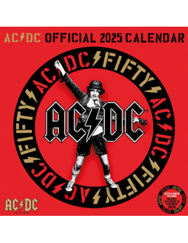 Calendario Pared AC/DC 30X30
