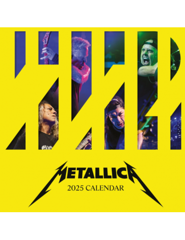 Calendario Pared Metallica 30X30