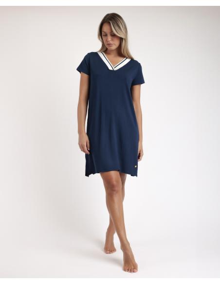 ADMAS Camisola Manga Corta Trip para Mujer