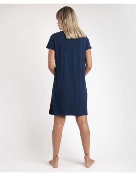 ADMAS Camisola Manga Corta Trip para Mujer