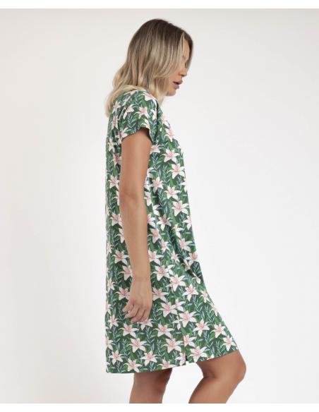 ADMAS Camisola Manga Corta Flowers In The Sun para Mujer