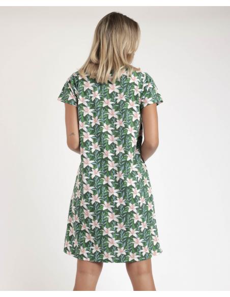 ADMAS Camisola Manga Corta Flowers In The Sun para Mujer