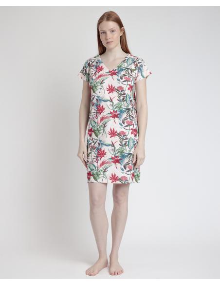 ADMAS GARDEN Camisola Manga Caída Tropical Spirit para Mujer