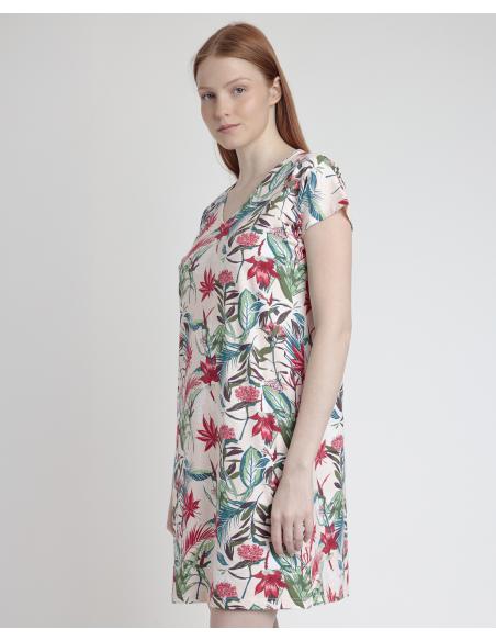 ADMAS GARDEN Camisola Manga Caída Tropical Spirit para Mujer