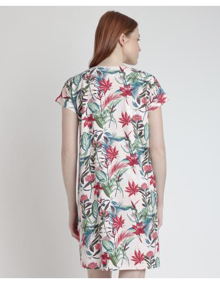 ADMAS GARDEN Camisola Manga Caída Tropical Spirit para Mujer