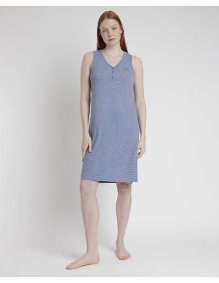 STAY AT HOME Camisola Sin Mangas Soft Stripes para Mujer