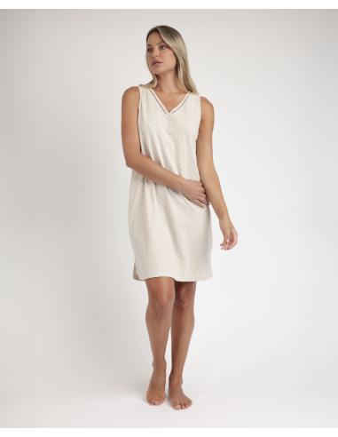 ADMAS CLASSIC Camisola Sin Mangas Organic Dots para Mujer