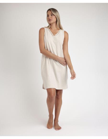 ADMAS CLASSIC Camisola Sin Mangas Organic Dots para Mujer