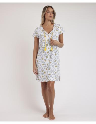 ADMAS Camisola Abierta Manga Caída Sailor Admas para Mujer