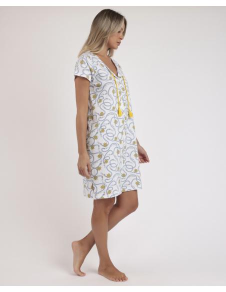 ADMAS Camisola Abierta Manga Caída Sailor Admas para Mujer