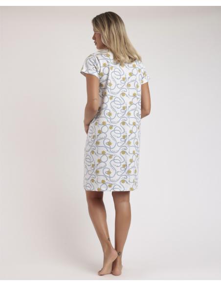 ADMAS Camisola Abierta Manga Caída Sailor Admas para Mujer