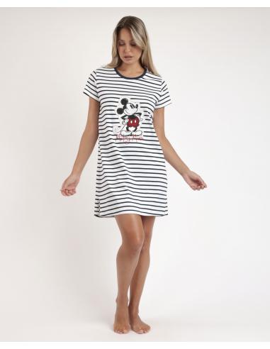 DISNEY Camisola Manga Corta Mickey Patch para Mujer
