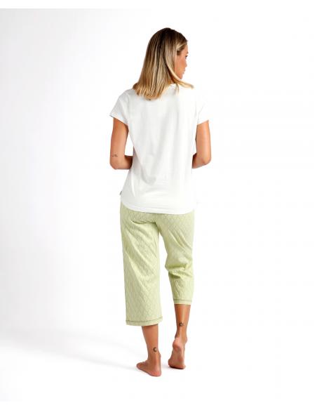 ADMAS Pijama Manga Corta Vacay Mood para Mujer
