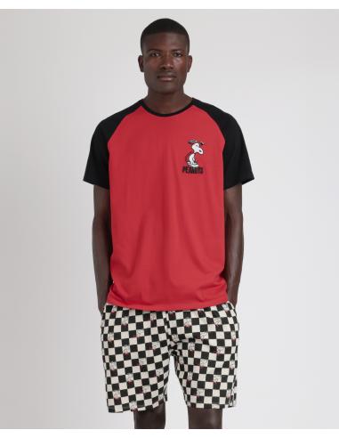 PEANUTS Pijama Manga Corta Skate Is Not A Crime para Hombre