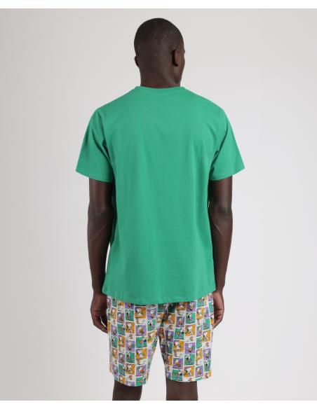PEANUTS Pijama Manga Corta Good Grief para Hombre