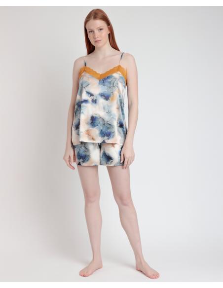 ADMAS LUXURY Pijama Tirantes Tile para Mujer