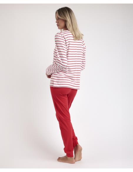 ADMAS Pijama Manga Larga Sailor Club para Mujer