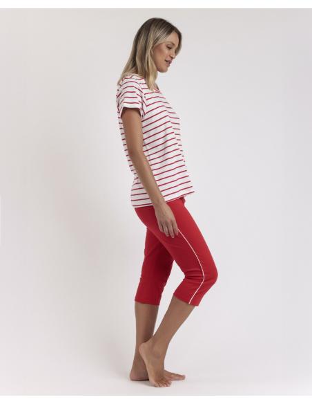 ADMAS Pijama Manga Corta Sailor Club para Mujer