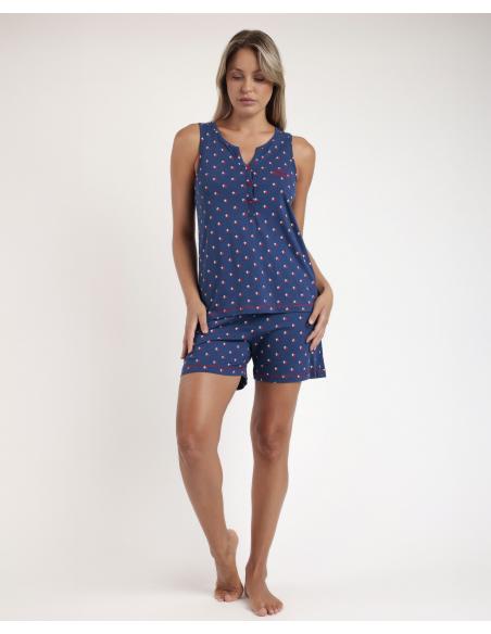 ADMAS Pijama Manga Corta Stares Dreams para Mujer