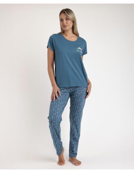 ADMAS Pijama Manga Corta Have A Good Day para Mujer