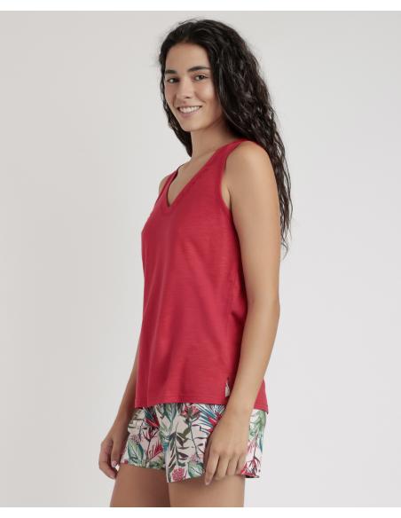 ADMAS GARDEN Pijama Sin Mangas Tropical Spirit para Mujer